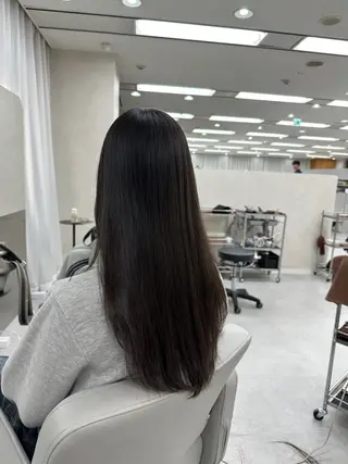 ロング 大場 賀句のヘアスタイル