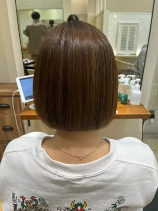 ミディアム コテ巻き風パーマ🫧 麻尋のヘアスタイル