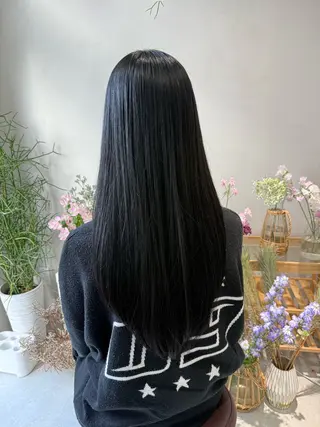 ロング カラー 🌷花屋併設サロン 荘司まゆり🌷のヘアスタイル