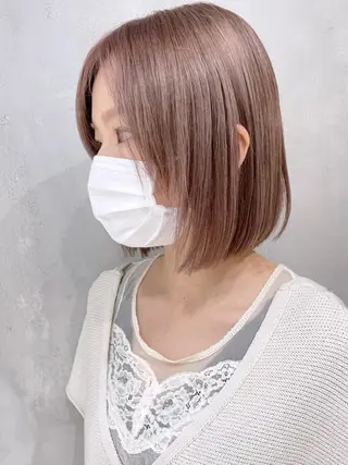 ショート カラー パーマ ヘアアレンジ ITbyALBUM 浦和店のヘアスタイル