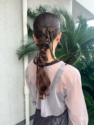 ヘアアレンジ 松本 茜のヘアスタイル