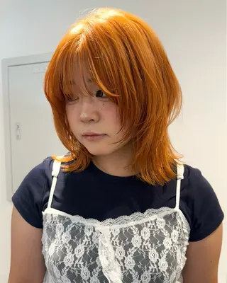 セミロング 🫧ブリーチカラー/ ボブ🫧madokaのヘアスタイル