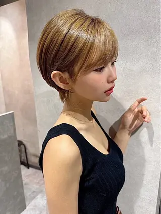 ショート BONDZSALON麻布十番パティオ通り店所属・マエザワ リュウのヘアスタイル