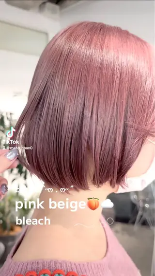 ミディアム カラー Nico所属・ご予約は2月まで！ maho‪🐈🎀のヘアスタイル