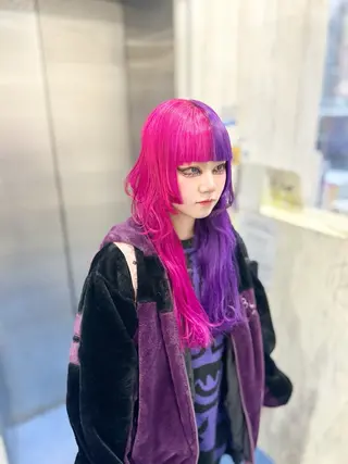 セミロング GATE.所属・GATE. staffのヘアスタイル