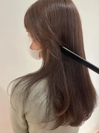 セミロング レイヤーカット｜美髪 ｜青山のヘアスタイル