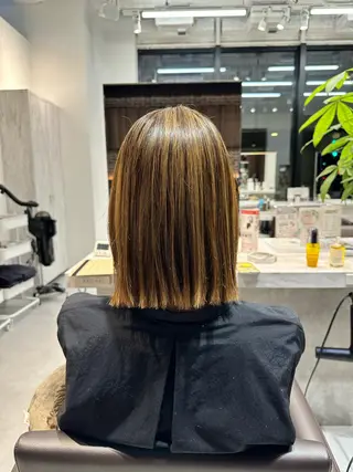 ミディアム あさひ かなのヘアスタイル