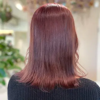 ミディアム カラー suzuna/暖色/ ヘッドスパ/ヘアケアのヘアスタイル