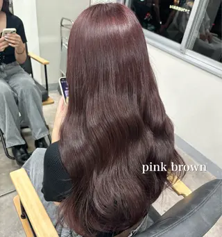 ロング ブリーチなし暖色 💗AKARI💗のヘアスタイル