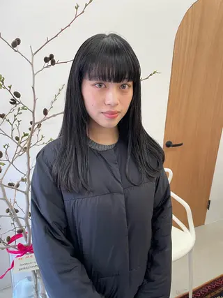 セミロング カラー パーマ ヘアアレンジ メンズ tatsumi/ボブ ウルフ/レイヤーのヘアスタイル