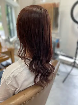 ミディアム カラー Chi satoのヘアスタイル