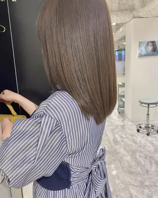 ミディアム カラー LOVESTOIKE 堂本のヘアスタイル