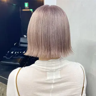 ショート カラー 韓国/ハイトーン/ ボブ🎀MIKU🎀のヘアスタイル