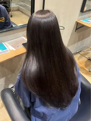 ロング みわ/博多 ブリーチ/メンズヘアのヘアスタイル