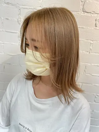 ミディアム 韓国ヘア⭐️石原 宏武⭐️のヘアスタイル