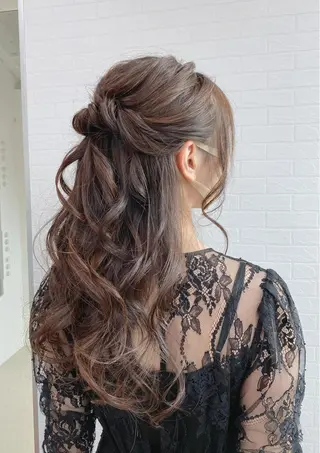 ロング ヘアアレンジ GRANLUSSO 〜グランルッソ駅前店所属・木口 嘉美のヘアスタイル