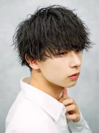 ショート パーマ ヘアアレンジ メンズ 🐬AYAKA🐬/ 新宿/メンズ/パーマのヘアスタイル