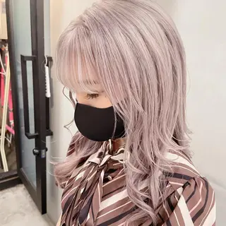 ロング カラー MiL所属・✨ハイトーン✨ 濱田知孝のヘアスタイル