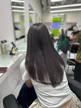 セミロング カラー ❄最強かわいいカラー ❄️MINA❄️のヘアスタイル