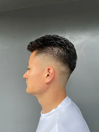 ショート メンズ FADE&LINE登戸店所属・🔥メンズ専門 美容師🔥 柳澤陵心のヘアスタイル