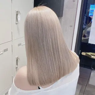 ミディアム カラー ヘアアレンジ メンズ キッズ マツエク・マツパ SALOWIN所属・ハイトーン美容師 MASATOのヘアスタイル