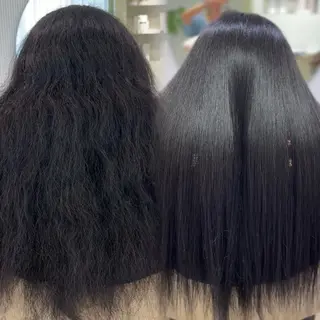 ロング ulu名古屋栄所属・落合しほ/韓国ヘア/ 髪質改善/縮毛矯正のヘアスタイル