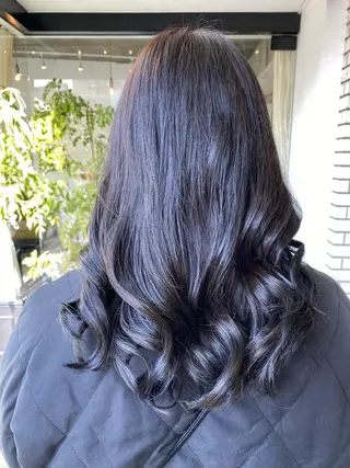 セミロング カラー ducha所属・DUCHA Tomida naoのヘアスタイル