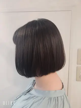 ミディアム カラー エンドウ　ミノリ🤎 /半個室/レイヤーのヘアスタイル