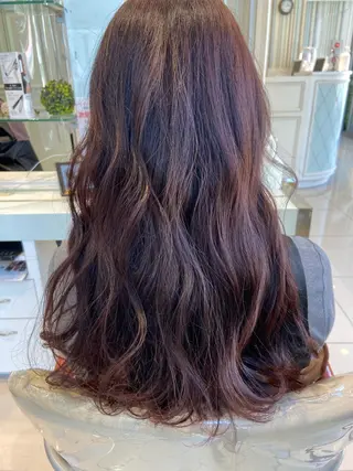 ロング カラー メンズ縮毛矯正 ♠️店長下平隼人のヘアスタイル