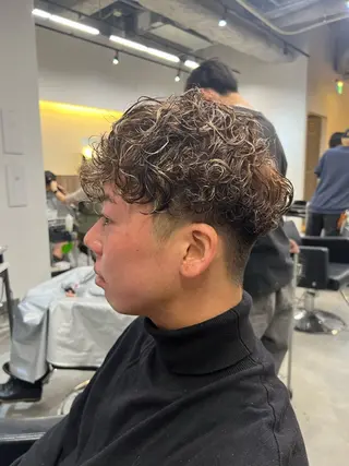 メンズ 赤み消しカラー✳️ 井上明日翔💫のヘアスタイル