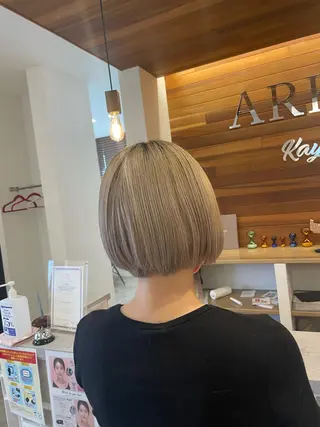 ショート no4ナチュラル戸祭所属・山越 美裕樹のヘアスタイル