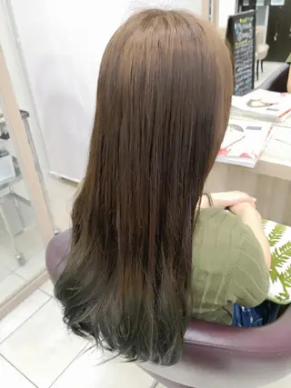 ロング カラー 🩶ハイライトカラー 🩶ASH西葛西鈴木のヘアスタイル
