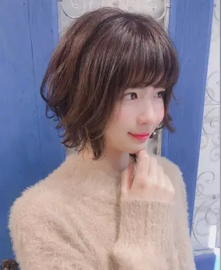 ショート 髪質改善　縮毛の達人 矢井由真のヘアスタイル