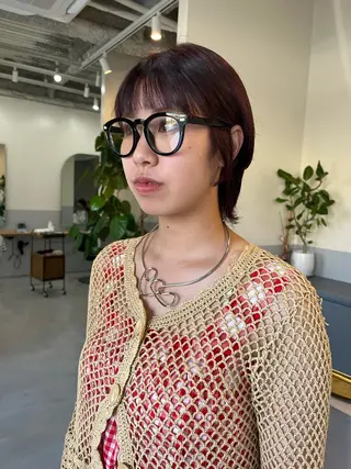 ショート 神谷 夏帆のヘアスタイル