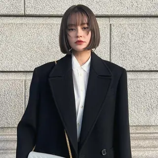 ショート カラー nonoka オリーブ/レイヤーのヘアスタイル