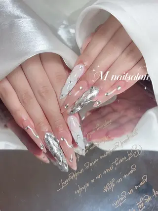 ネイル M🌷nail 長さだし専門店のネイルデザイン