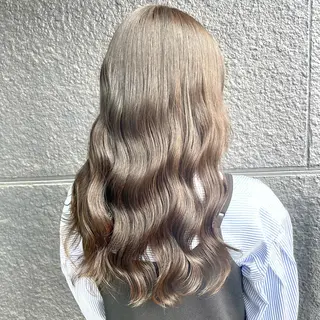ロング カラー 色白に見える暗髪 梅田・増田のヘアスタイル