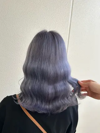 ミディアム カラー ヘアアレンジ 《暖色/韓国hair 》🇰🇷桑原ユキネのヘアスタイル