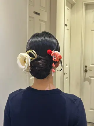 ヘアアレンジ 🎀透明感カラー🎀 ヘアメ/mikotoのヘアスタイル