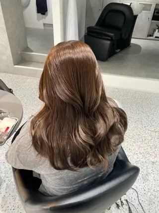 ミディアム カラー パーマ ヘアアレンジ メンズ キッズ Lumo所属・💖横浜ブリーチなし 💖MIHOのヘアスタイル