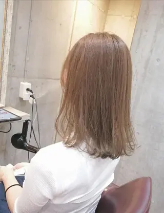 ミディアム カラー パーマ ヘアアレンジ メンズ キッズ ネイル マツエク・マツパ ペスカ豊崎店　沖縄所属・ショート指名No.1 店長　清水のヘアスタイル