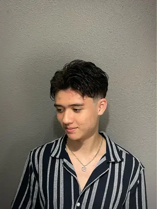 パーマ メンズ grow hair works tokyo所属・葛西/barber/ 相山琉磨のヘアスタイル