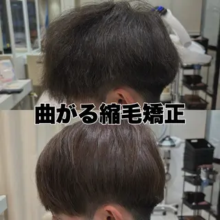 メンズ センターパート 川島爽楽のヘアスタイル