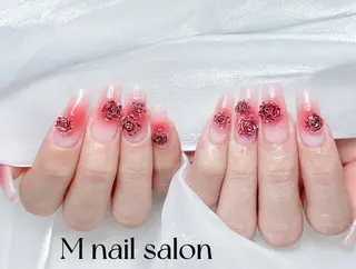 ネイル M🌷nail 長さだし専門店のネイルデザイン