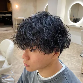 ショート パーマ メンズ 大宮/メンズパーマ /田中智のヘアスタイル