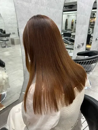 セミロング カラー 表参道/中明度カラー /レイヤー/Youのヘアスタイル