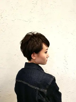 ショート パーマ Replica戸塚店所属・藤本正幸 /ショートボブのヘアスタイル