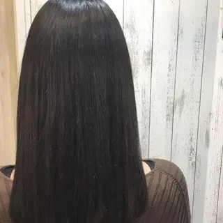 セミロング カラー パーマ embrace エンブレイスのヘアスタイル