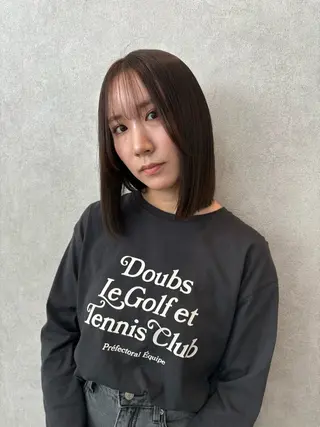 ミディアム 薬院浄水通/ショート /ボブ/rukaのヘアスタイル