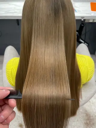 ロング カラー りきと🦋河原町 縮毛矯正/艶カラーのヘアスタイル